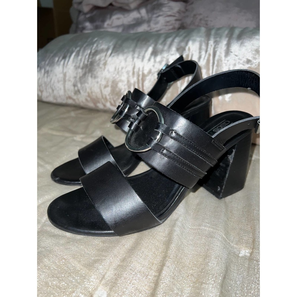 Black ASOS Chunky Heels Size 9